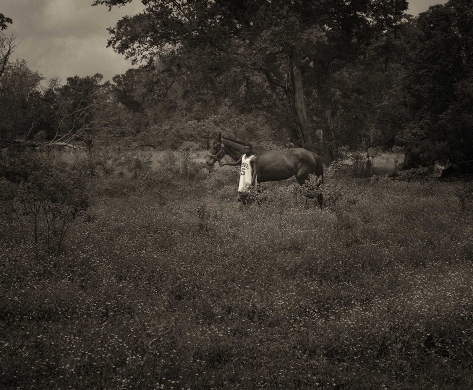 “Jamey’s Horse,” Maringouin, Louisiana (1997), by Jack Spencer